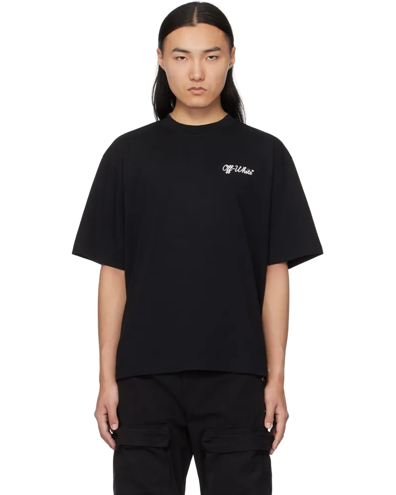 OFF-WHITE Black Script Skate T-shirt Black