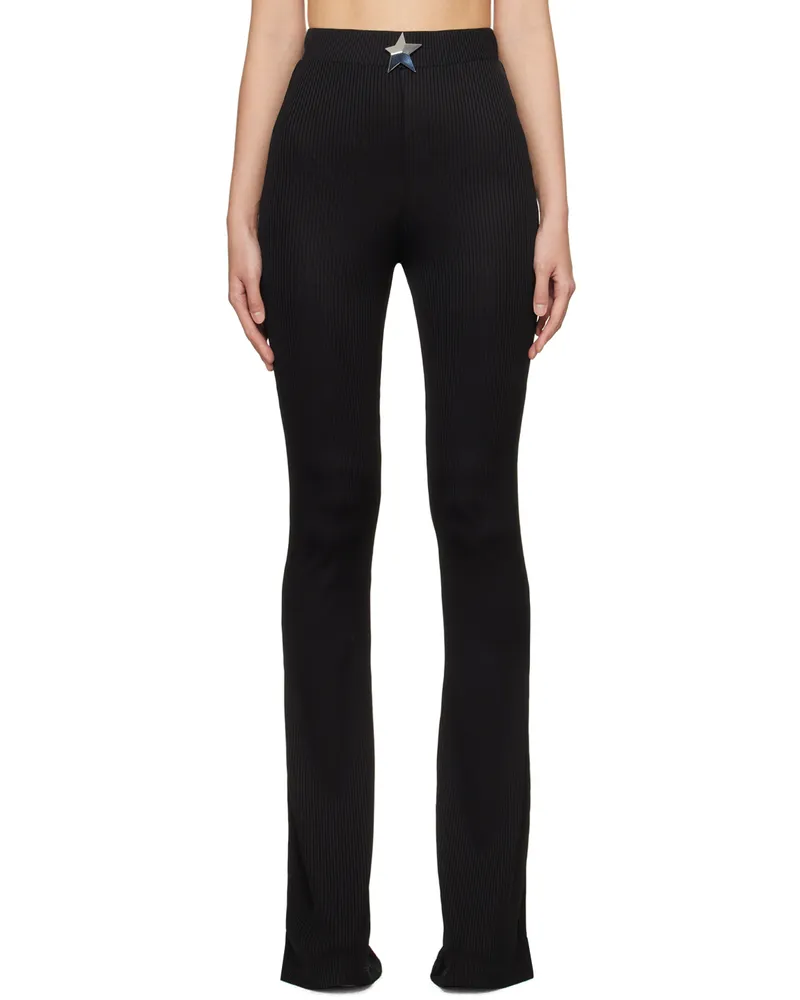 Area Black Star Stud Trousers Black