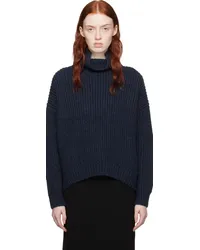 Anine Bing Blue Sydney Sweater Navy