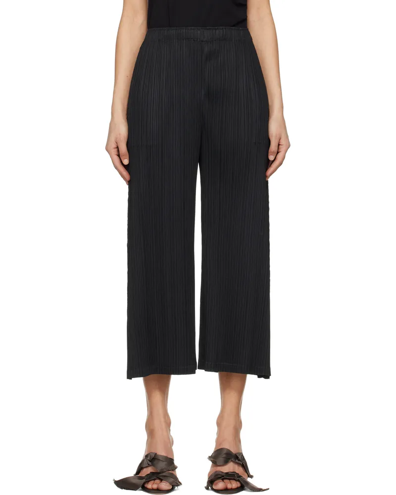 Issey Miyake Black Monthly Colors February Trousers 15