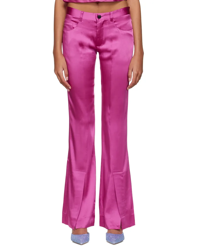 Marco Rambaldi Pink Flared Trousers 014