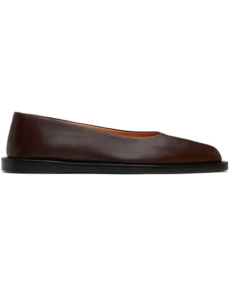 Gabriela Hearst Brown Kati Ballerina Flats Cho