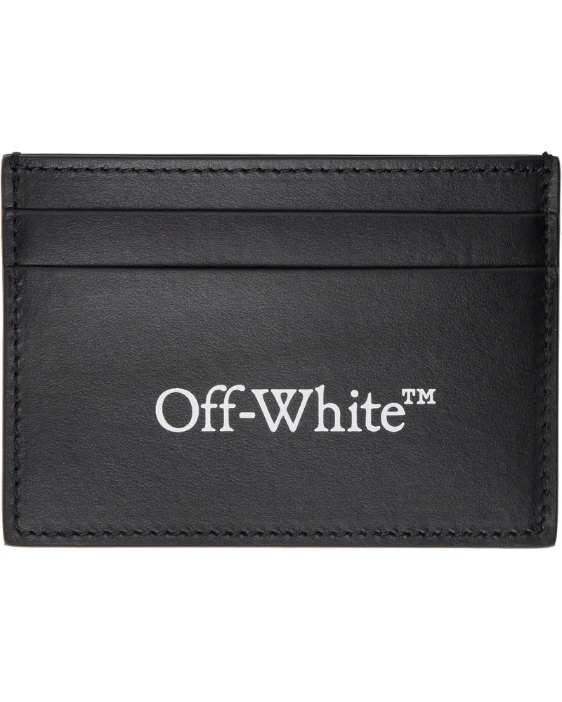 OFF-WHITE Black Bookish Card Holder Black
