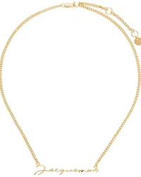 Jacquemus Gold Les Classiques 'La chaine ' Necklace Gold