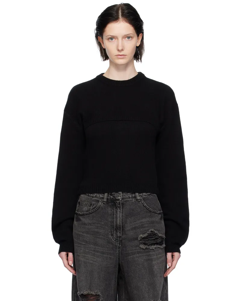 JUUN.J Black Two-Way Sweater Set Black