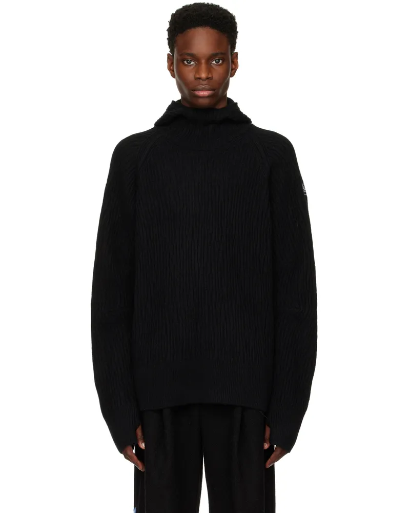Adererror Black Clava Hoodie Black