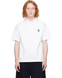 Adererror White Significant Patch Polo Off