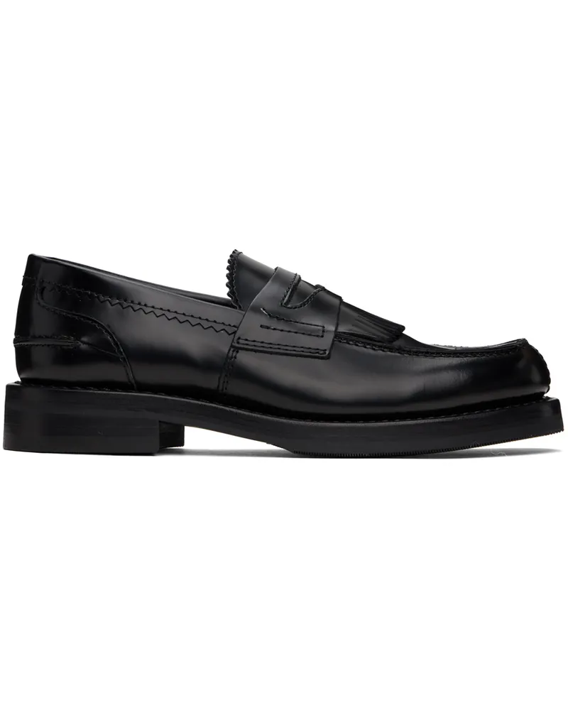 Our Legacy Black Fringed Loafers Black