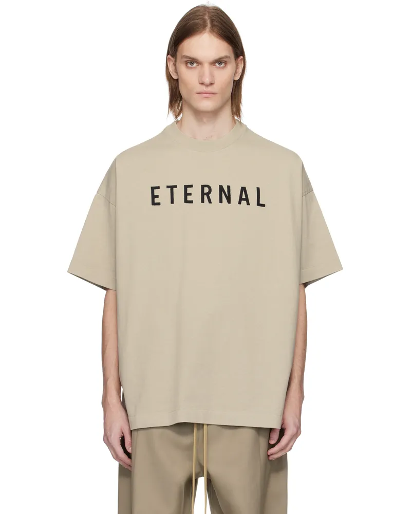 Fear of God Gray 'Eternal' Jersey T-shirt Dove