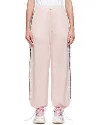 Amiri Pink Raglan MA Track Pants Rosewater