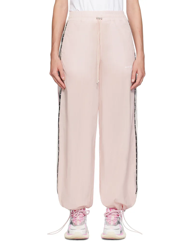 Amiri Pink Raglan MA Track Pants Rosewater