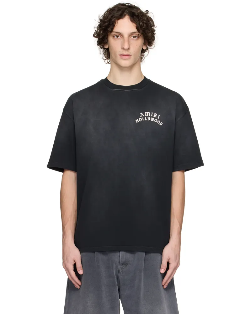 Amiri Black 'AMIRI Hollywood' Oversized T-shirt Black