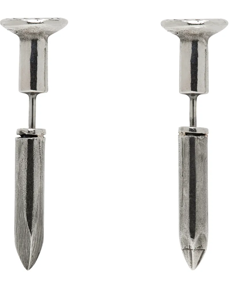 GUIDI Silver G 0r18 Earrings