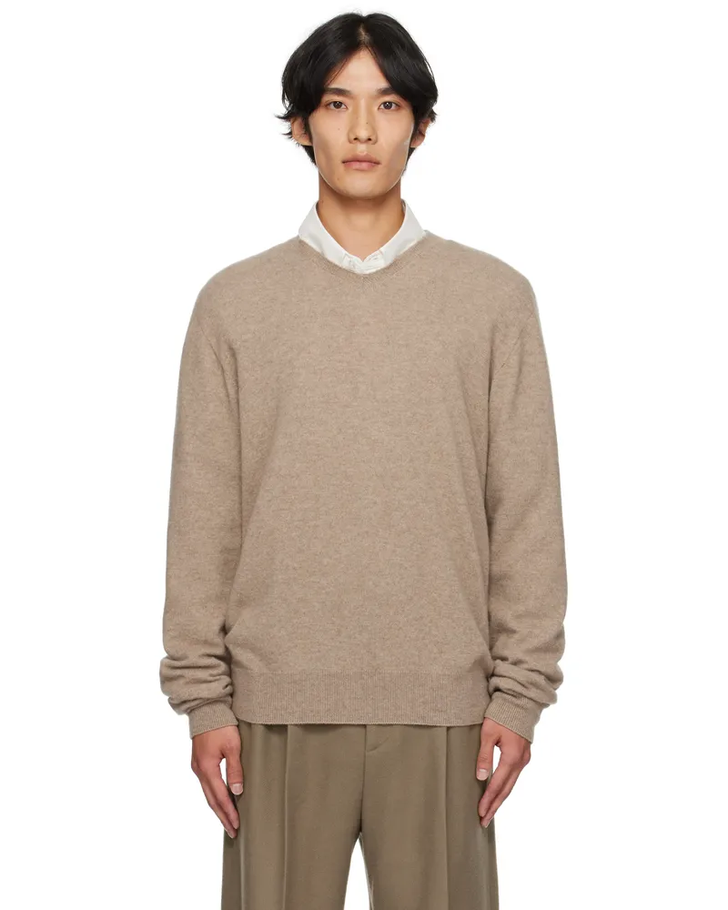 The Row Taupe Rod Sweater Tau