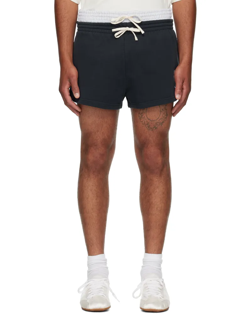 ABRA SSENSE Exclusive Navy Building Shorts Navy