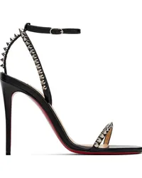 Christian Louboutin Black So Me 100 Heeled Sandals Bkblack