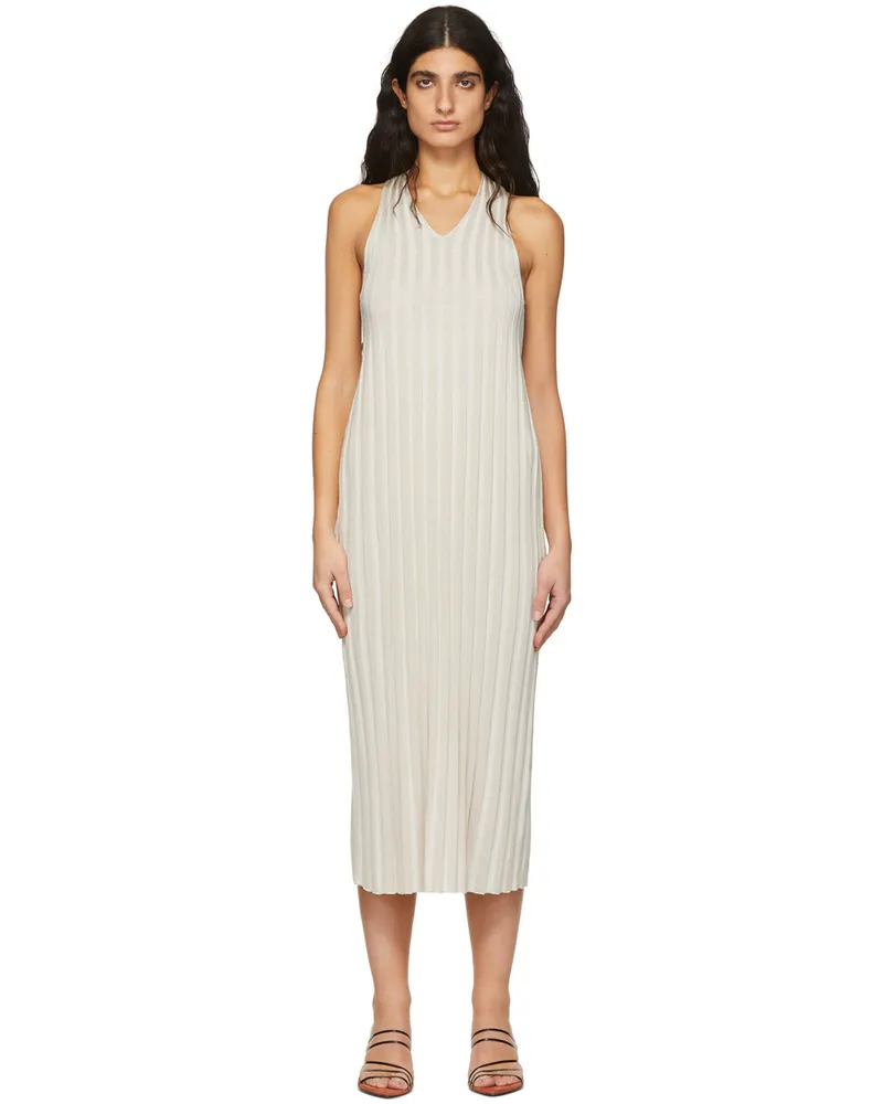 House of Dagmar Beige Arya Mid-Length Dress Sand