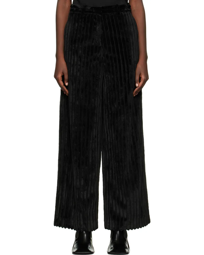 RECTO Black Nuit Trousers Black