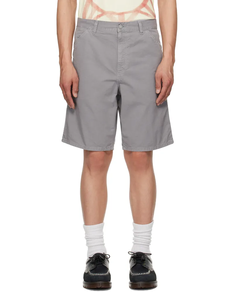 Carhartt WIP Gray Single Knee Shorts 2lrgd