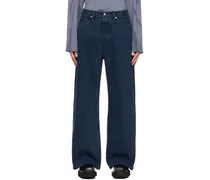 Navy Skid Jeans
