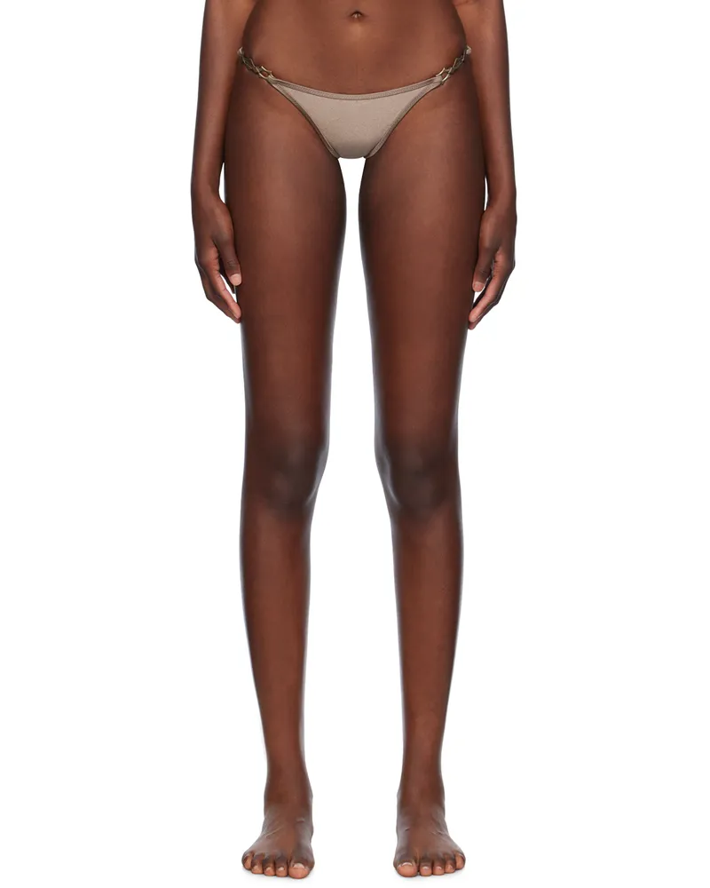 Miaou Taupe Nicola Bikini Bottom Dust