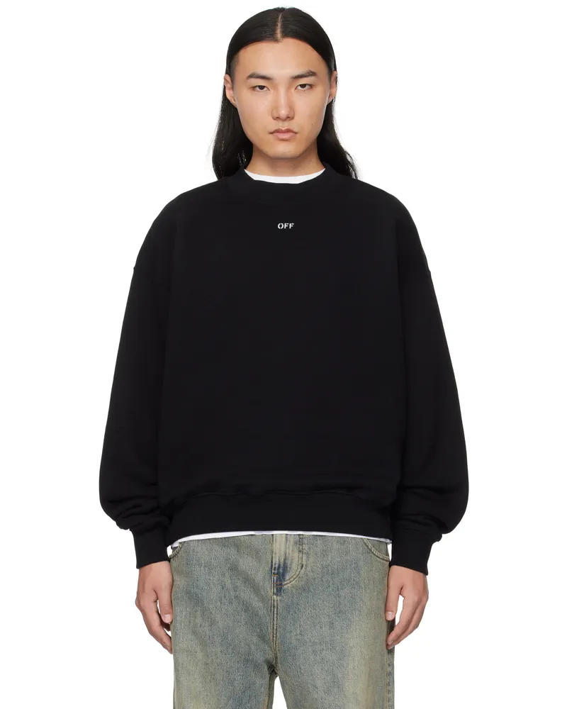 OFF-WHITE Black 'Off' Stamp Skate Sweatshirt Black