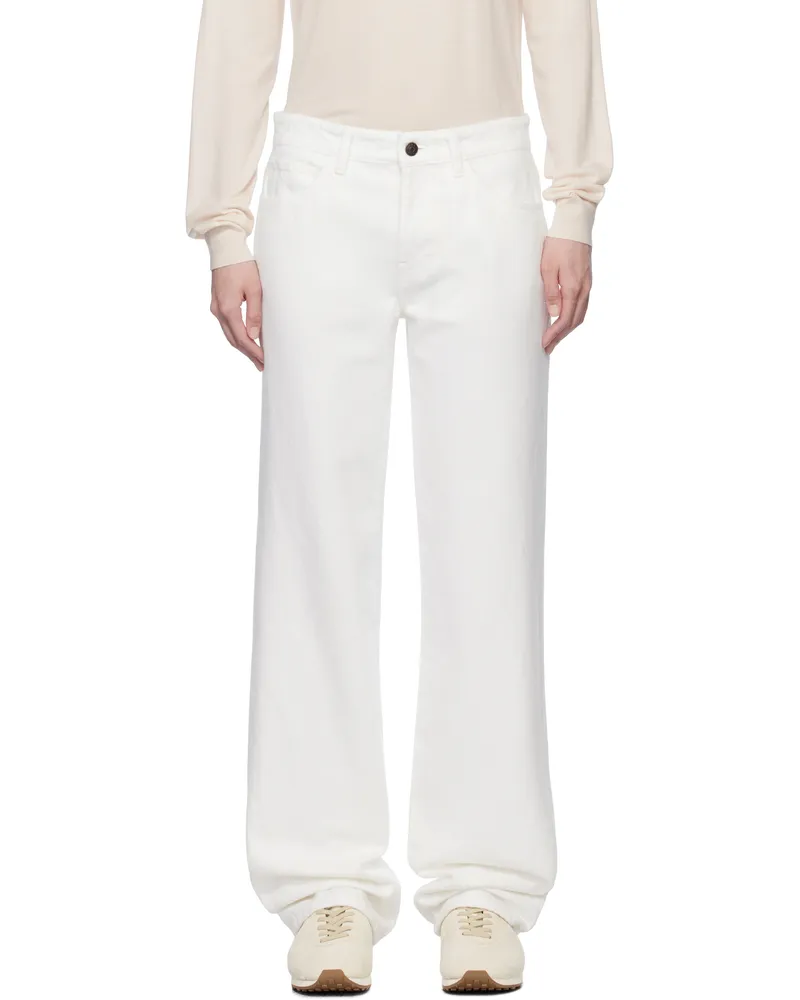 The Row White Carlyl Jeans Wht