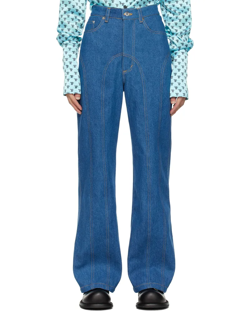 Theophilio SSENSE Exclusive Blue Jeans Light