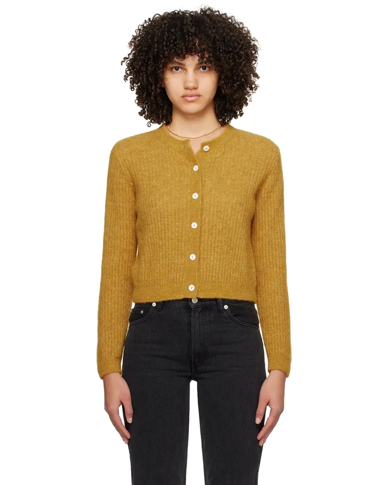 A.P.C. Yellow Milo Cardigan Daa