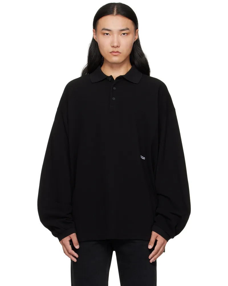 032c Black Speed Devil Polo Washed