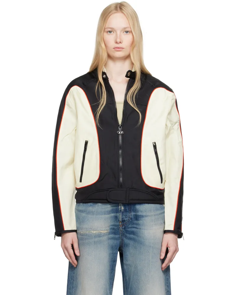 Diesel Off-White & Black J-Blink Jacket 9xx