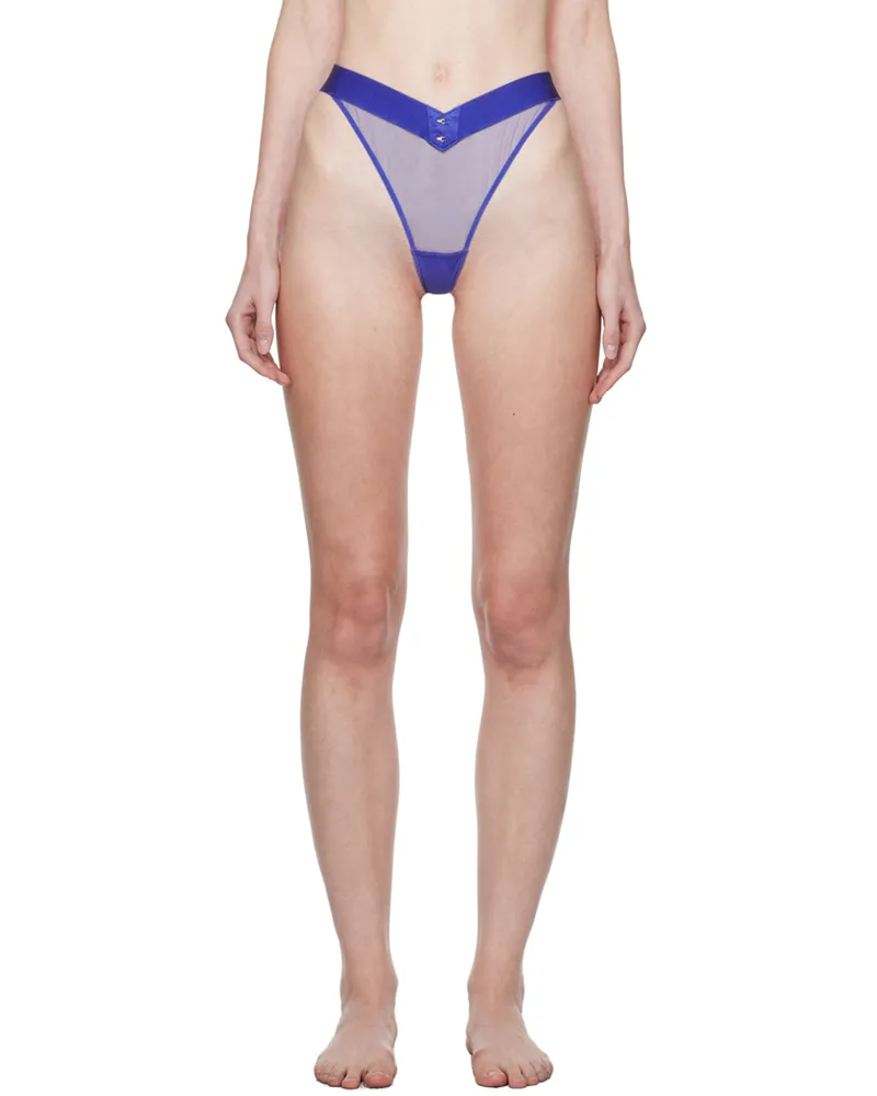Agent Provocateur Blue Caity Thong 430000