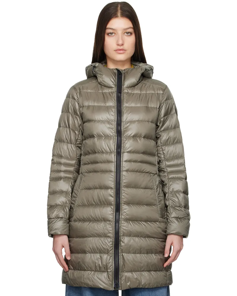 Canada Goose Green 'Black Label' Cypress Hooded Down Jacket 1664