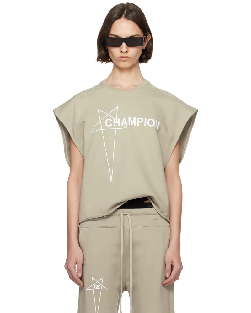 Rick Owens Off-White Champion Edition Micro Tatlin Tank Top 08