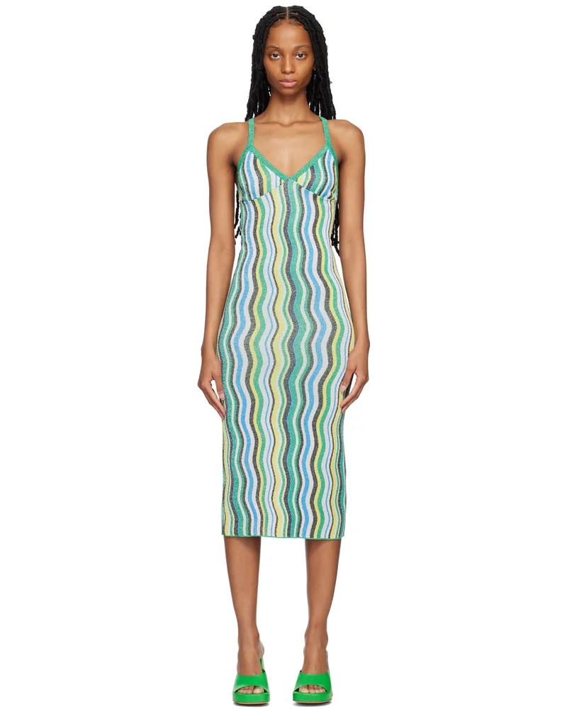 Simon Miller Multicolor Comet Midi Dress Candy