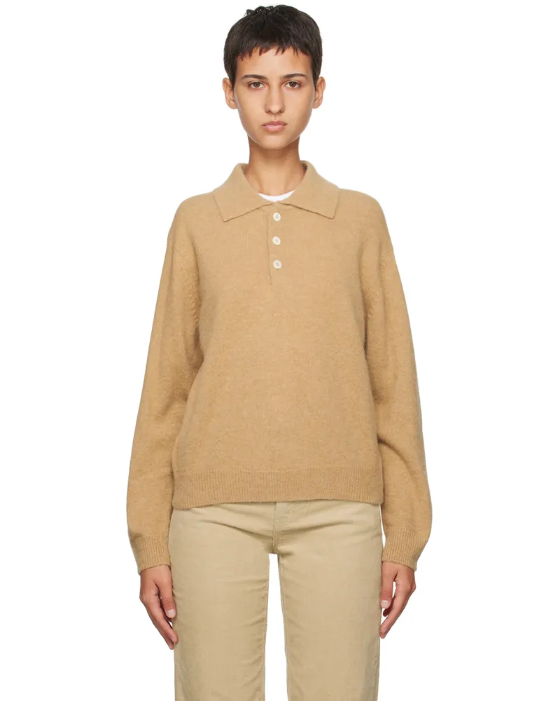 Dunst Tan Collared Polo Soft