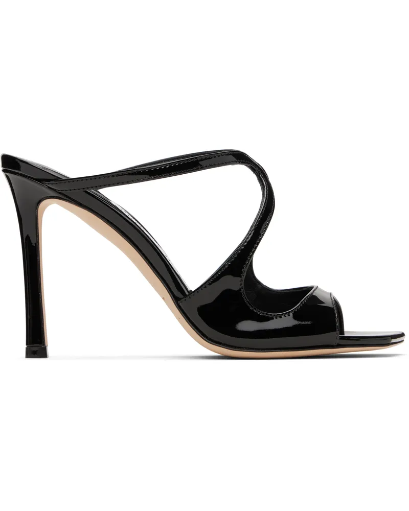 Jimmy Choo Black Anise 95 Heeled Sandals Black