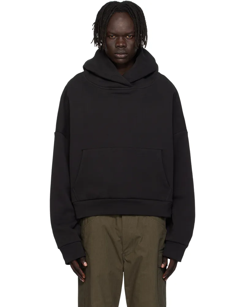 Entire Studios Black Heavy Hoodie Soot