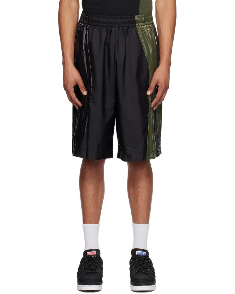 Moncler Moncler x adidas Originals Black & Khaki Shorts F98