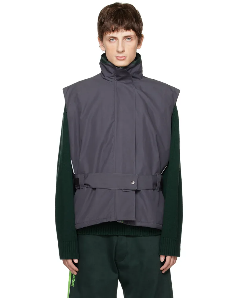 Robyn Lynch Gray Boxy Vest 24496984