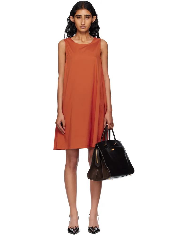 Max Mara Orange Campale Minidress 009