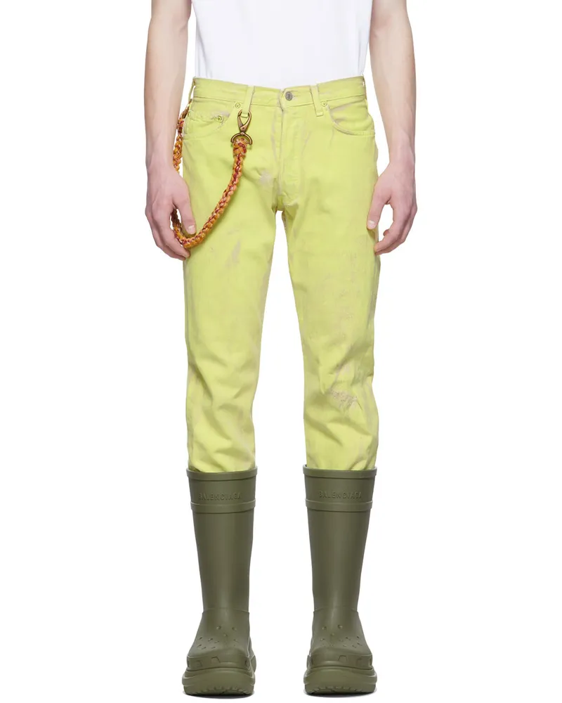 NotSoNormal Yellow High Trousers Neon