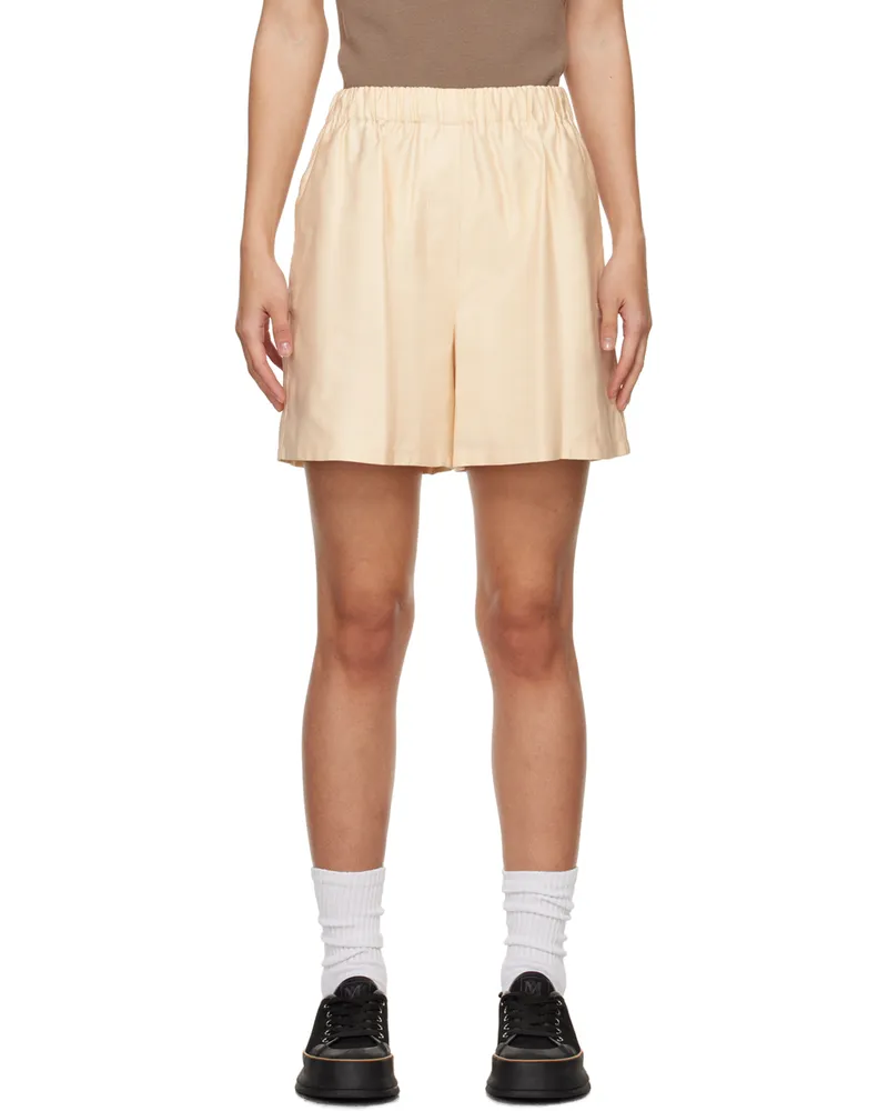 Max Mara Off-White Piadena Shorts 1