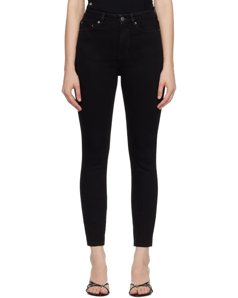 ksubi Black Hi N Wasted Jeans Black