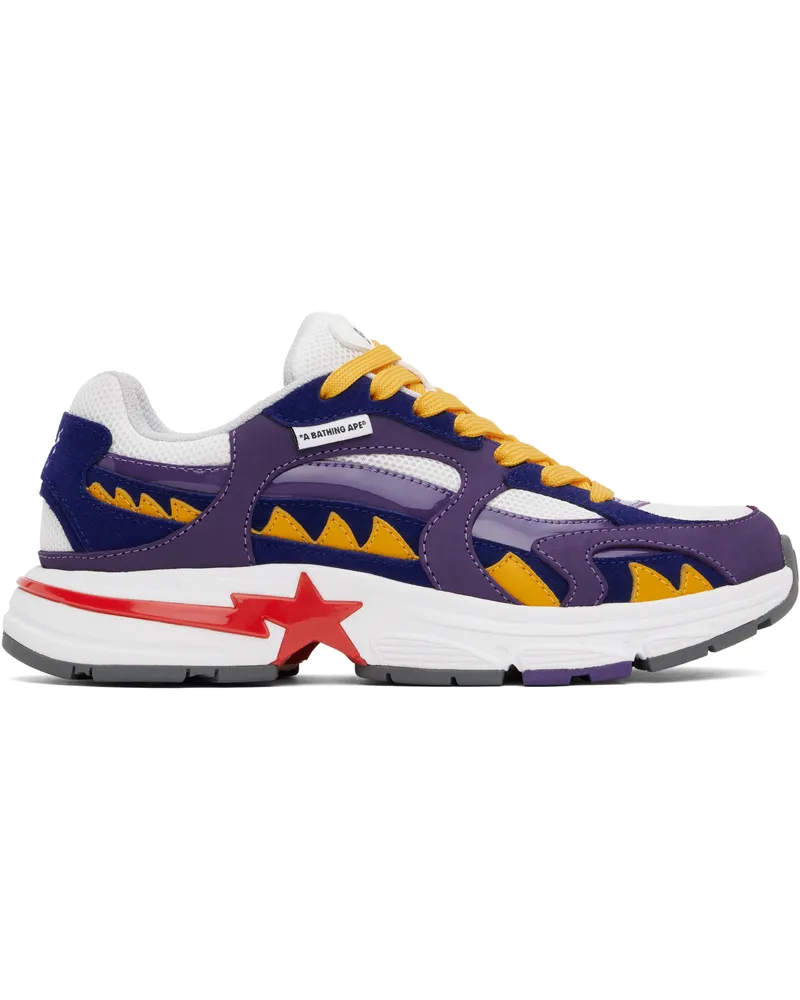 BAPE Blue & Purple Shark STA US M1 Sneakers Blu-blue