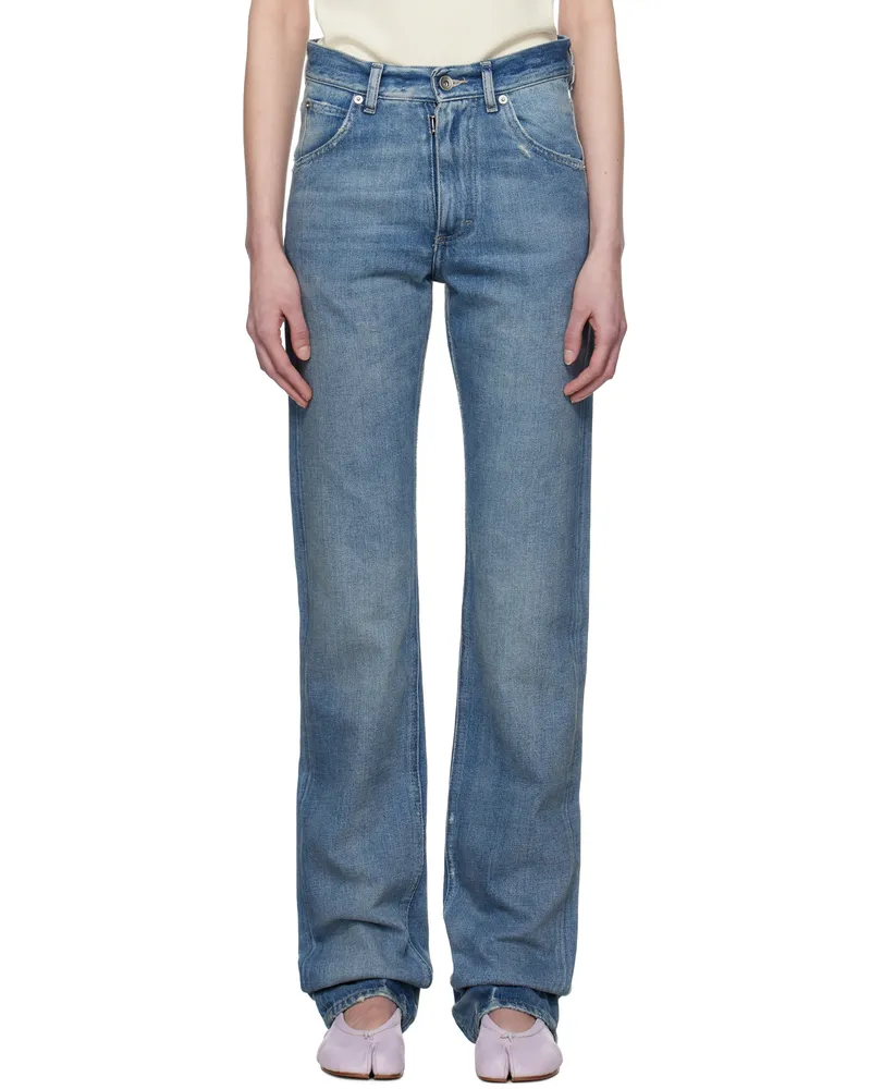 Maison Margiela Blue 5 Pockets Jeans 961
