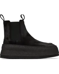 Marsèll SSENSE Exclusive Black Parapana Boots Black