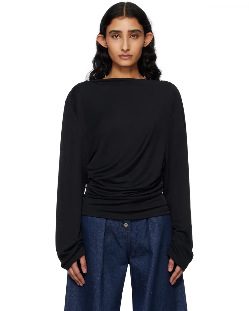 Jacquemus Black La Croisière 'The Croisière' Blouse 990