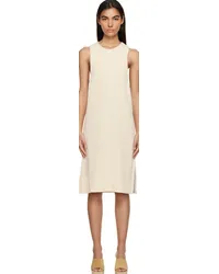 Nanushka Off-White Zeno Midi Dress Creme