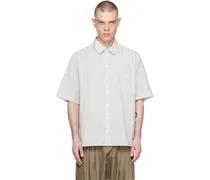 White Stripe Daily Shirt